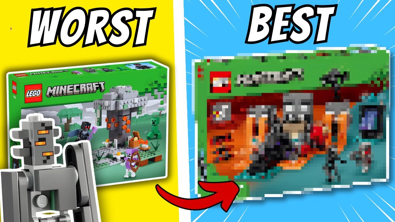 Рейтинг всех новых наборов LEGO Minecraft 2026 (от худшего к лучшему)