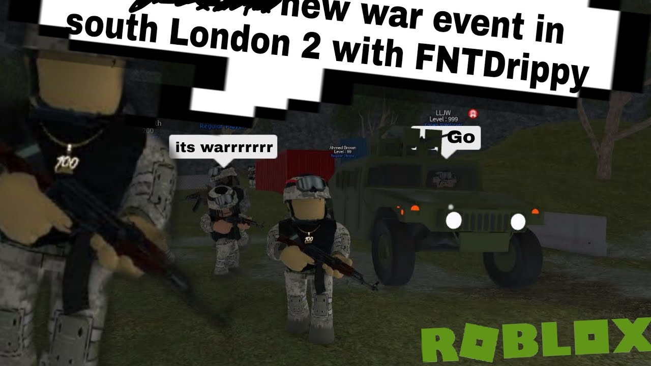 showcasing the new war event in south London 2 with FNTDrippy