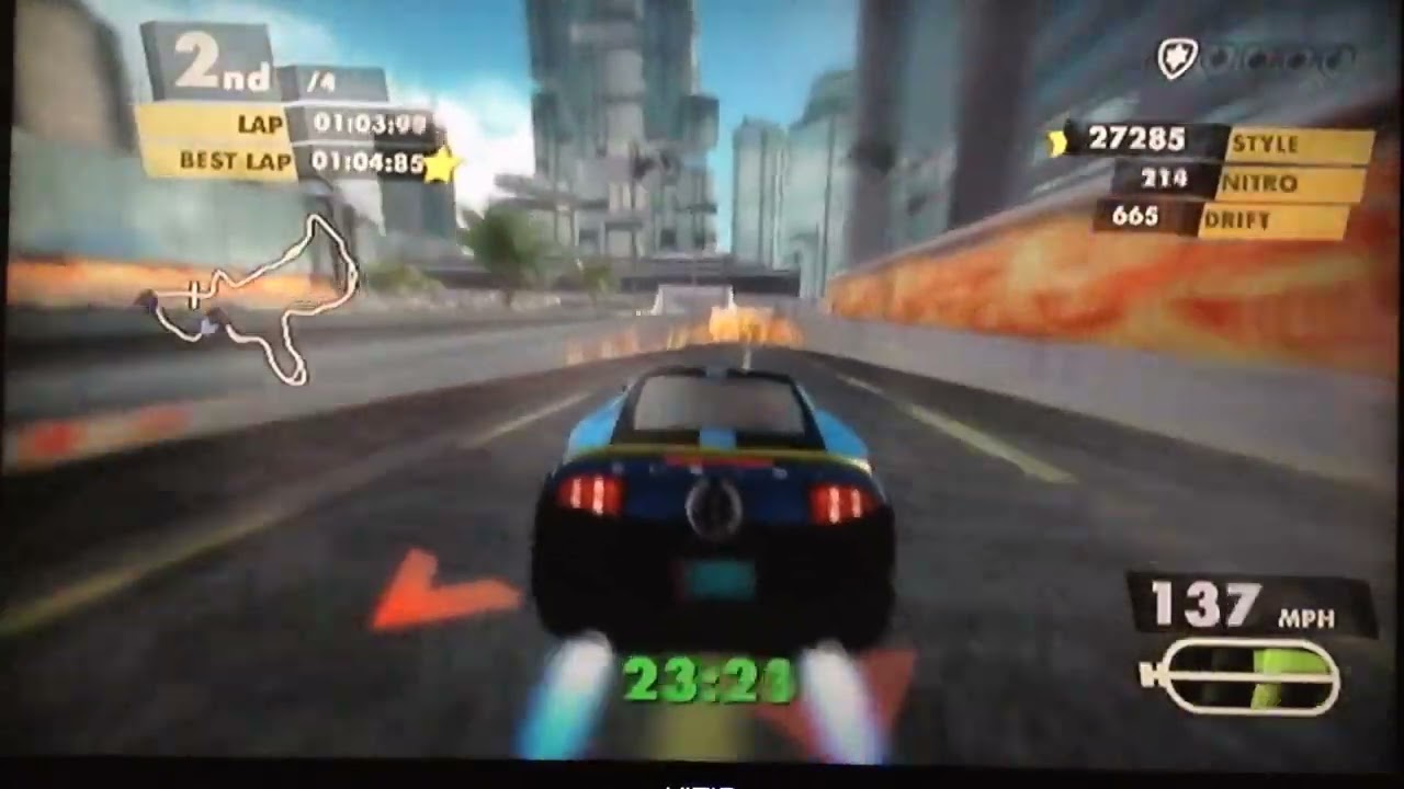 Need for Speed: Nitro - Dubai: 5th Event (Gold Cup) | Ford Shelby GT500