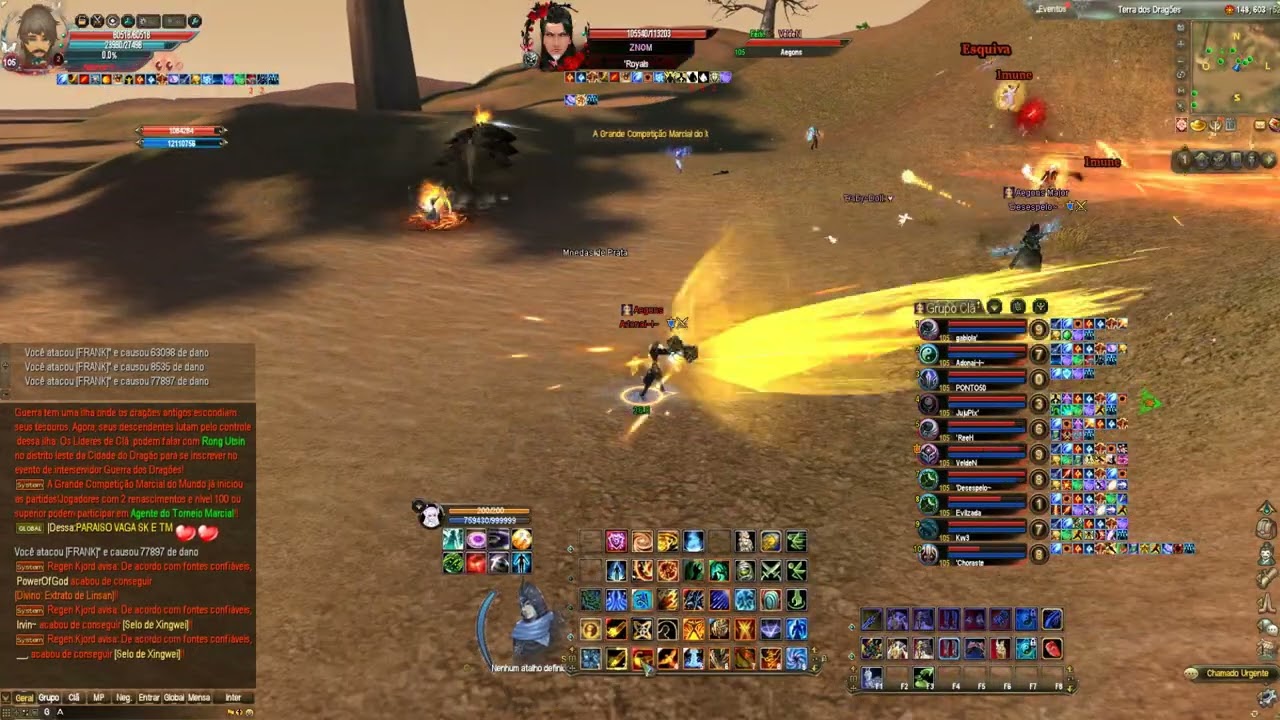 FARMANDO AURA NAS FROZEN PVP PWBR !!!