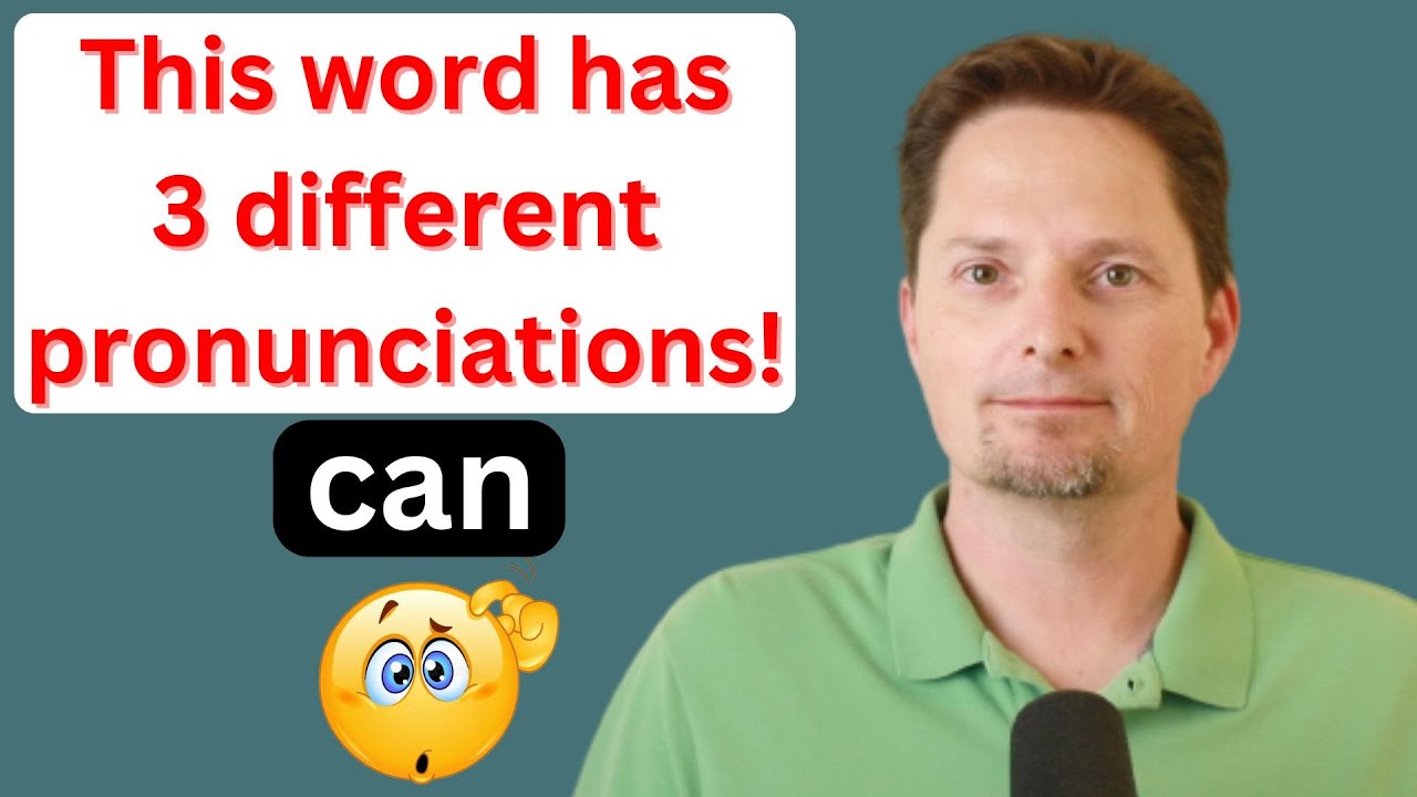 CONFUSING AMERICAN PRONUNCIATION / 3 PRONUNCIATIONS OF 