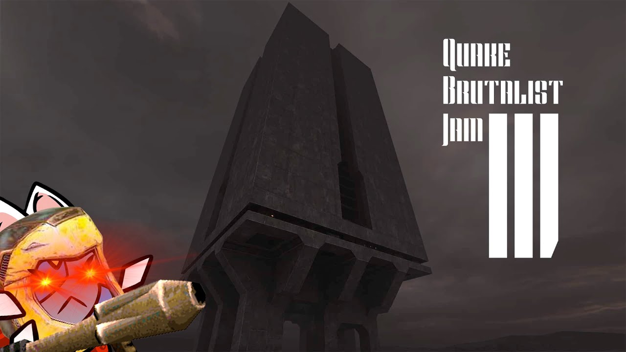 [Vertical Stream] Brutalist Jam 3: Strafejumping Robot Cat Returns