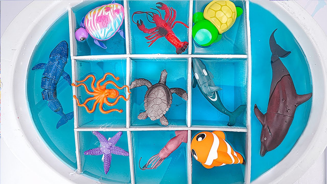 [🐋toy asmr 🐋] Zuru Robo Fish & RC Whale & Sea Animal Toys ASMR | Satisfying Unboxing