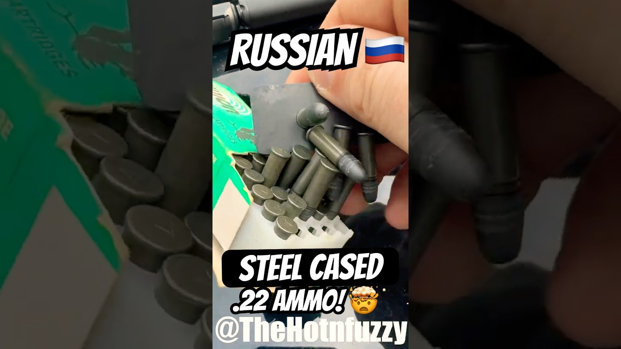 Российские патроны .22LR в стальной гильзе 🤯 #короткийзаряд #вирусный #патроны