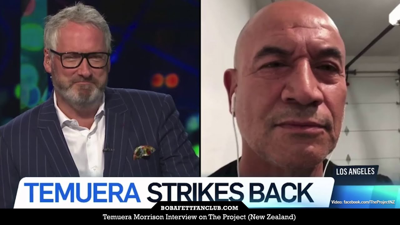 Temuera Morrison Interview on The Project (New Zealand)