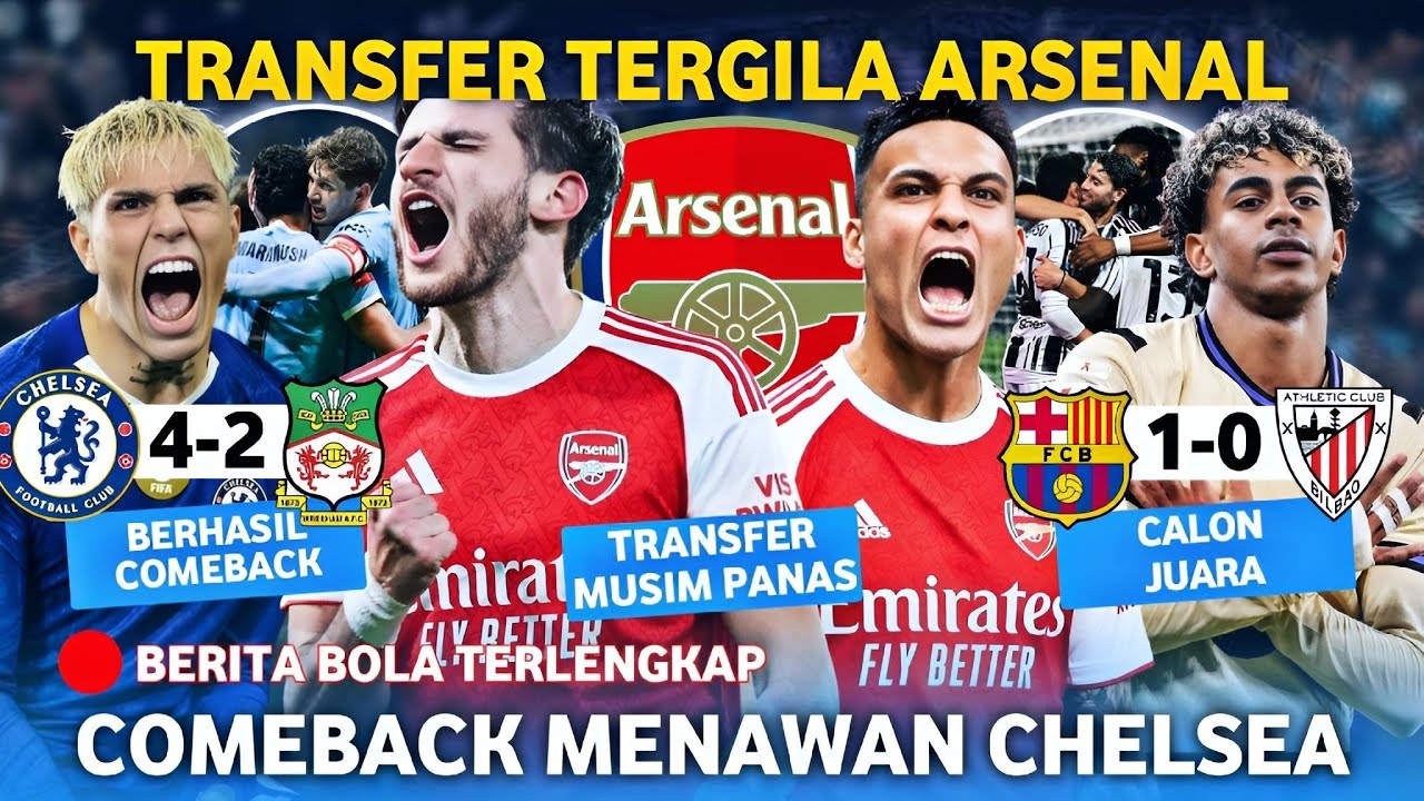Gyokeres Bapuk! Arsenal Ganti Dengan Lautaro Dan Kvaratskhelia 🤑 Barca Menang Tipis 😎 Chelsea Ngamuk