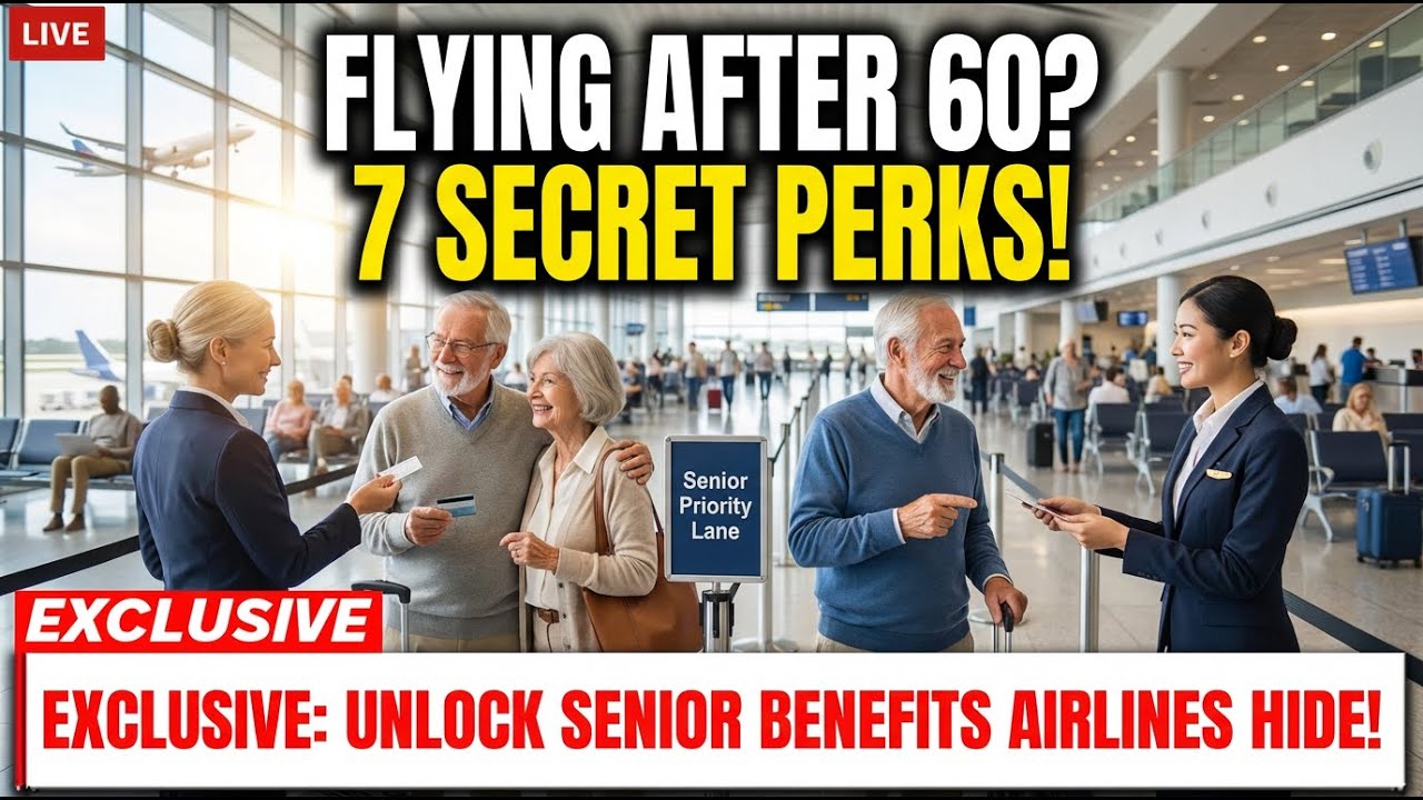 Airlines Don’t Advertise These 7 Perks for Passengers Over 60
