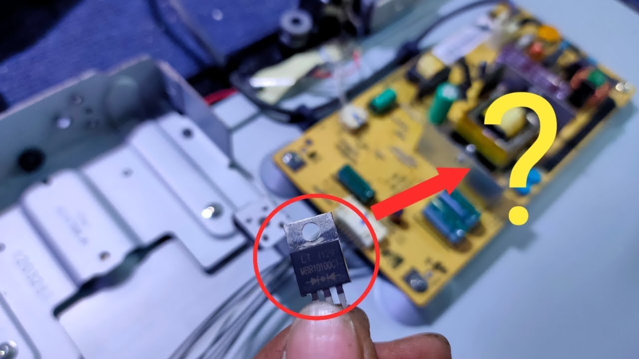 key repair TV LED sharp model LC 32LE340M problem diode and not working
