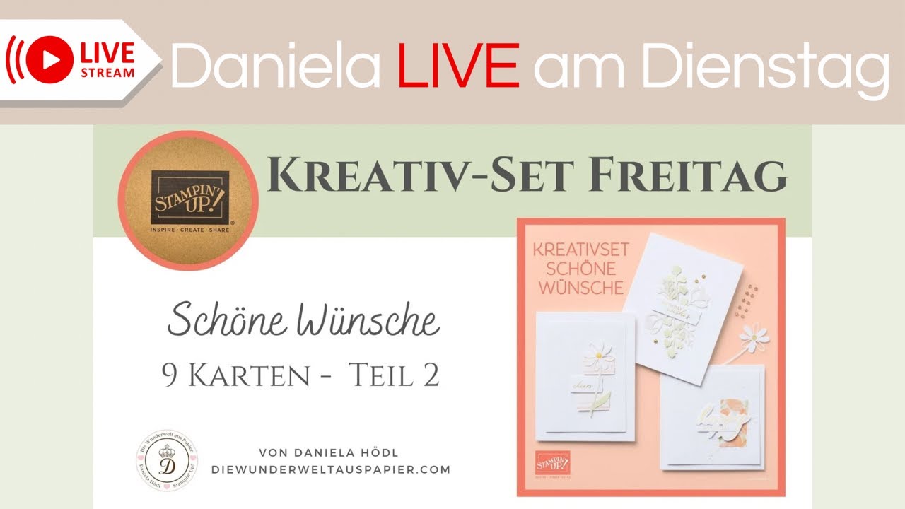 Kreativset „Schöne Wünsche“ - mit Alternativideen 🥰