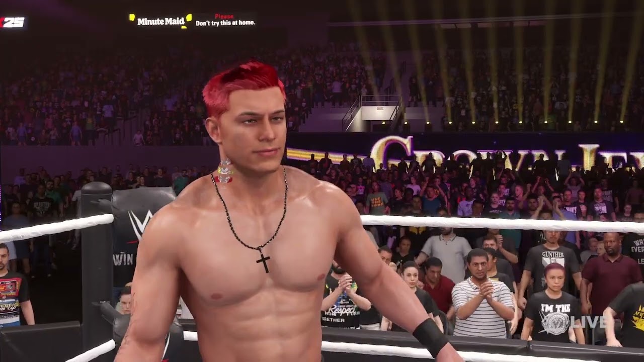 Myles Vs LA Knight. United States Championship. WWE2K25.