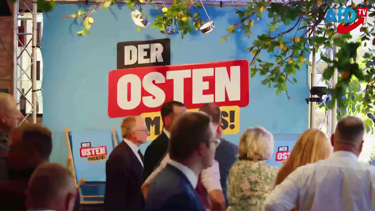 Wahlparty der AfD Th&uuml;ringen