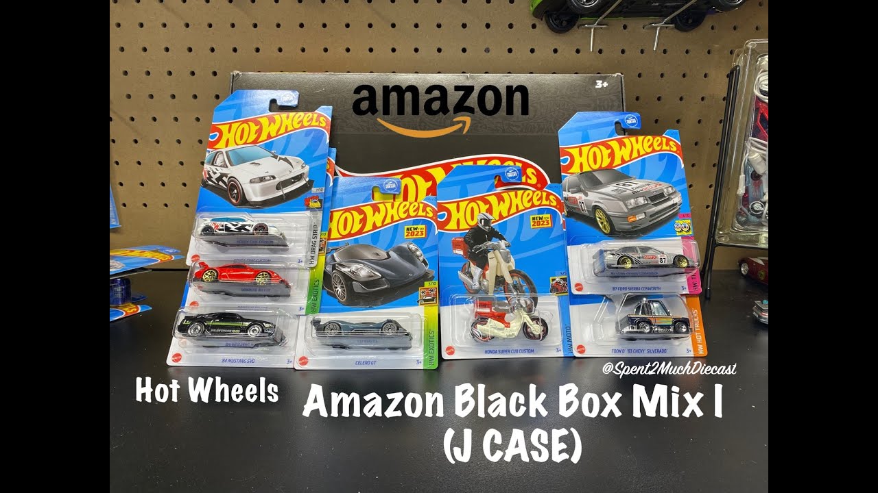 Hot Wheels Amazon Black Box Mix I (J Case) 2023 | Diecast Collector | 1st Appearance | Civic Custom