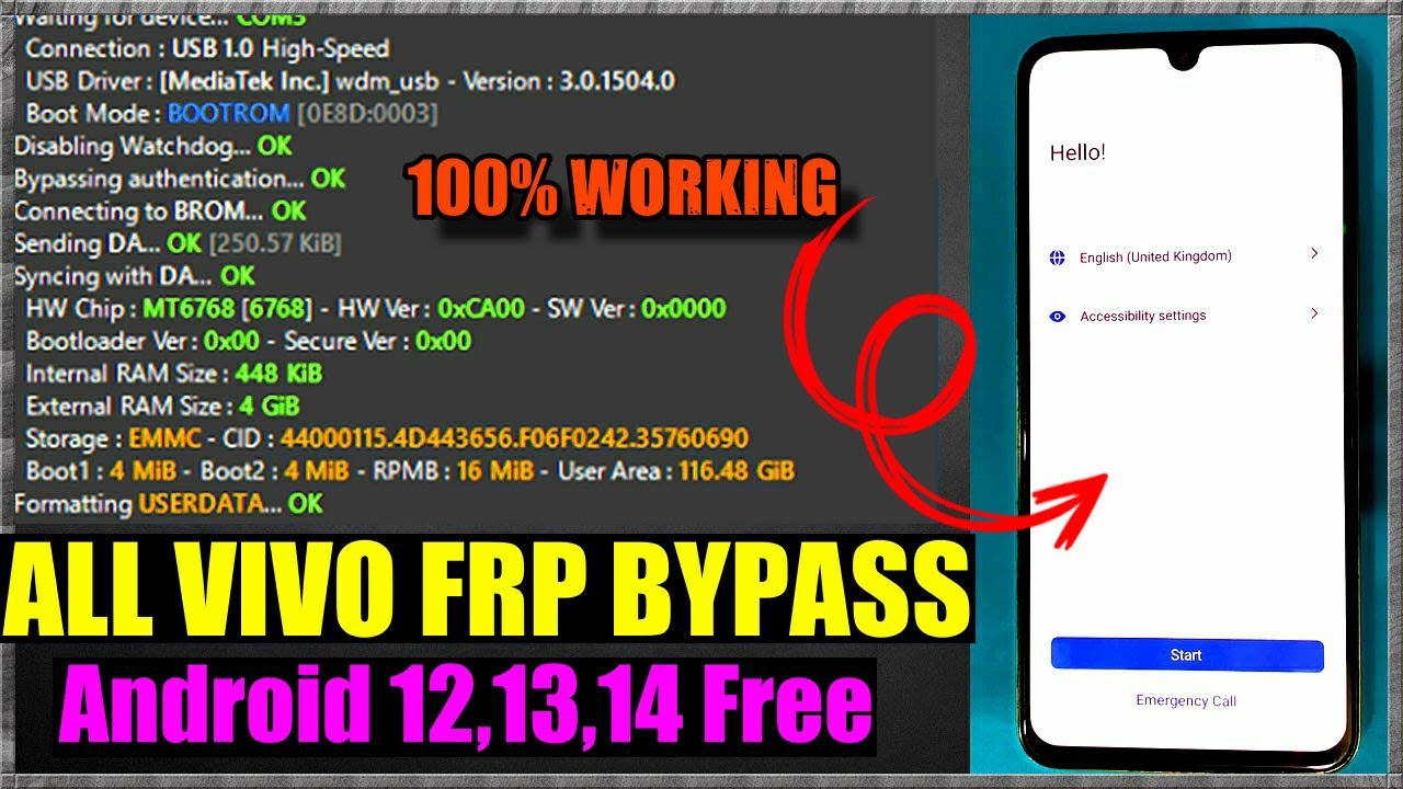 🔥 Vivo Android 14/15 FRP Lock Fix | Finally Y15s, Y16s, Y01 FRP Done | Vivo FRP Without PC