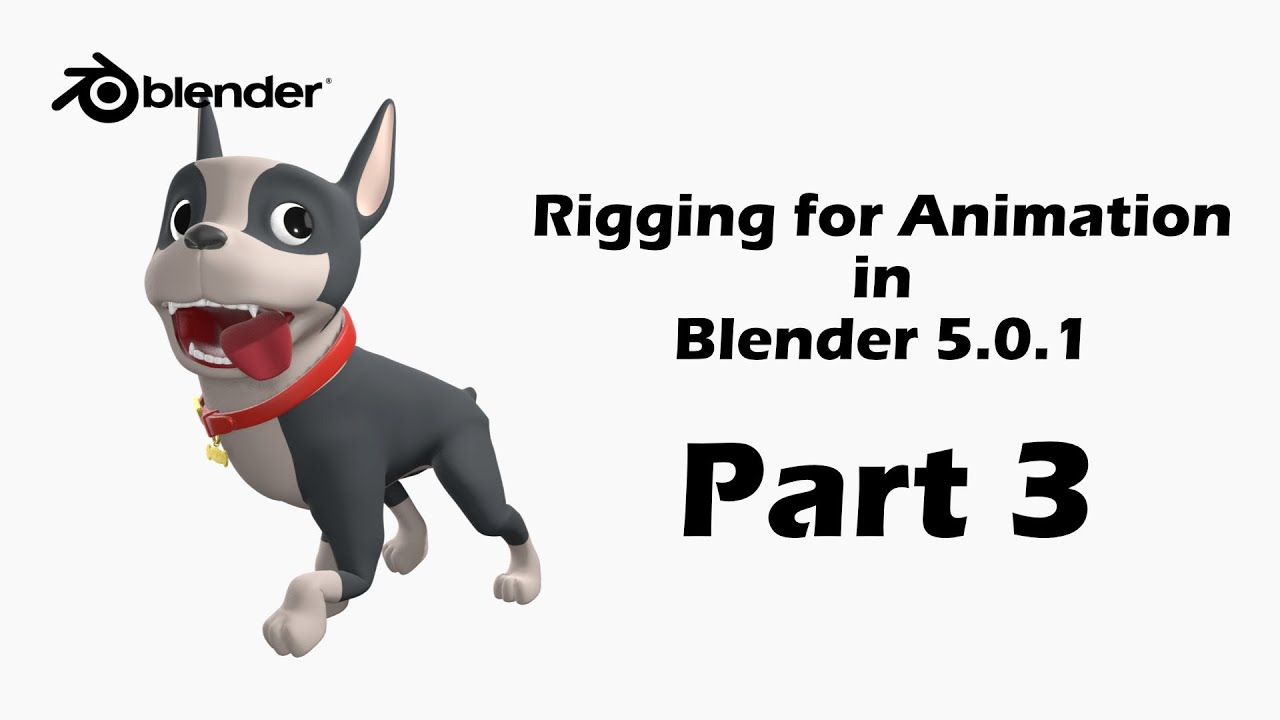 Rigging for Animation in Blender 5.0 - Tutorial Part 3 (Final)