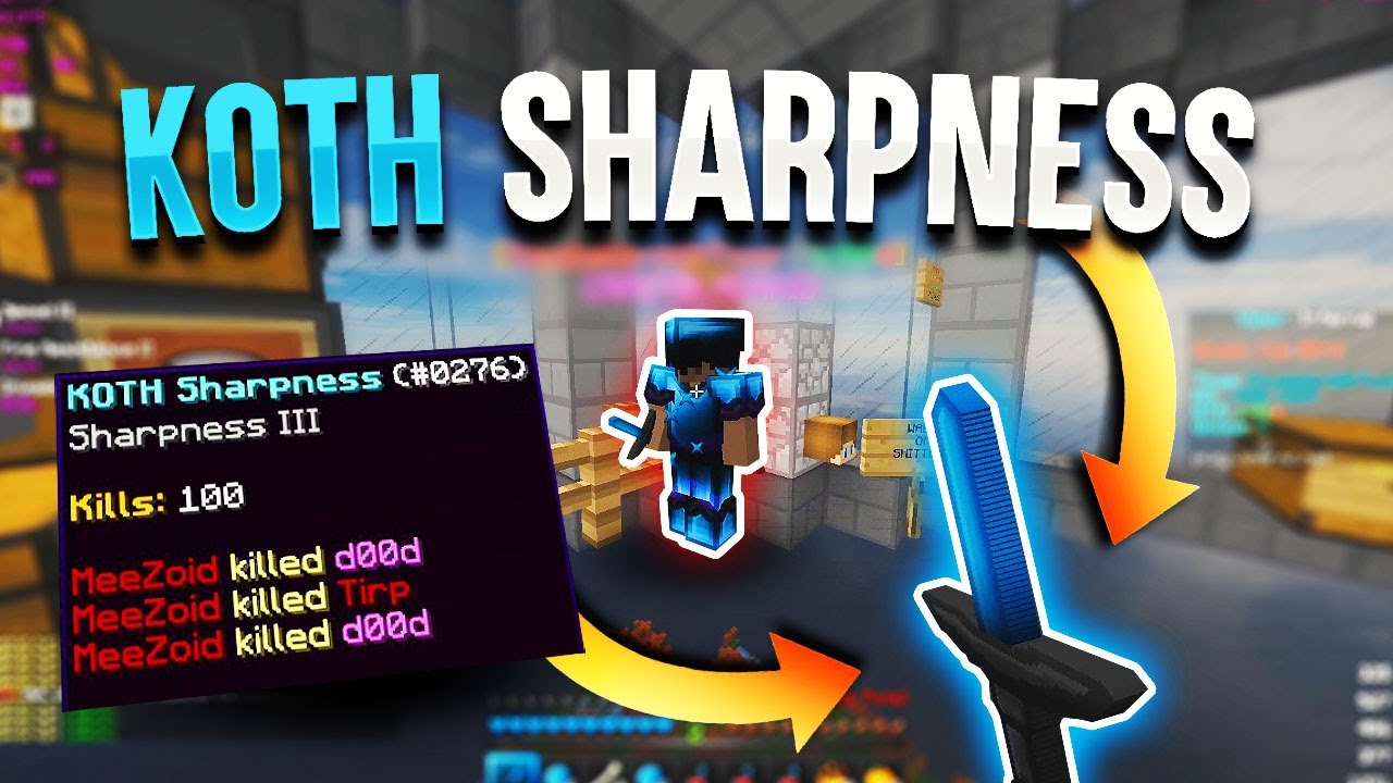RUNNING INTO EVERY BASE I SEE WITH A KOTH SHARPNESS... *OP* | Minecraft HCF