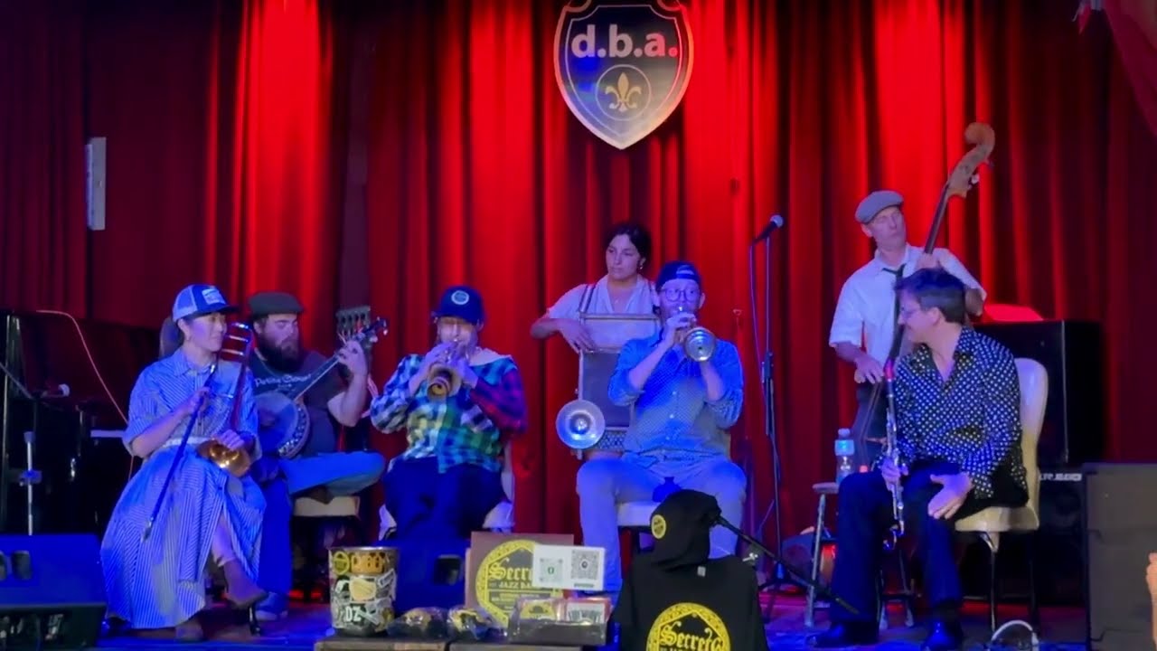 Candy Lips. The Secret Six Jazz Band  at DBA, Frenchman Street, New Orleans,
