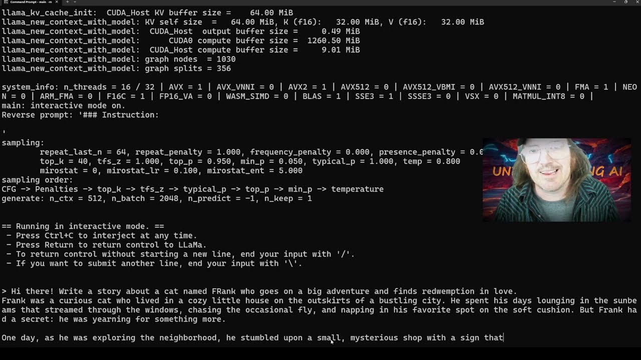 Beginning Parameters for Llama.cpp (speed it up)