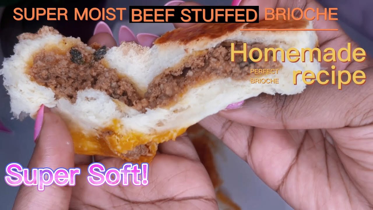 Beef Stuffed Brioche - The French Way - SUPER SOFT !