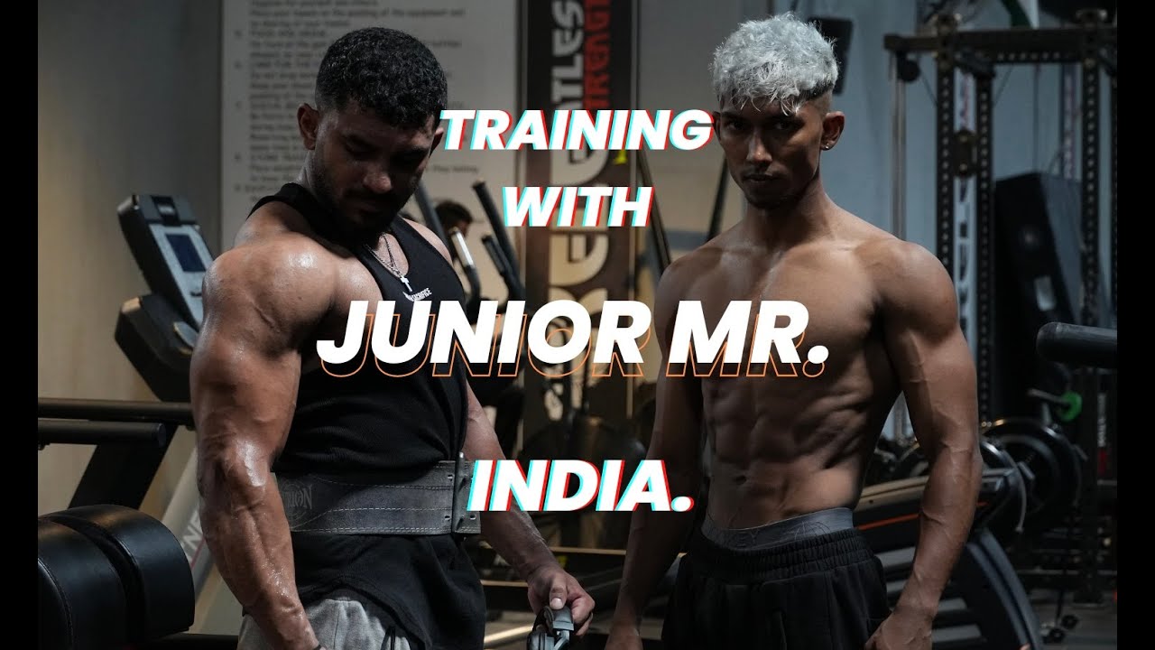 TRAINING WITH JUNIOR MR. INDIA (MY BROTHER)