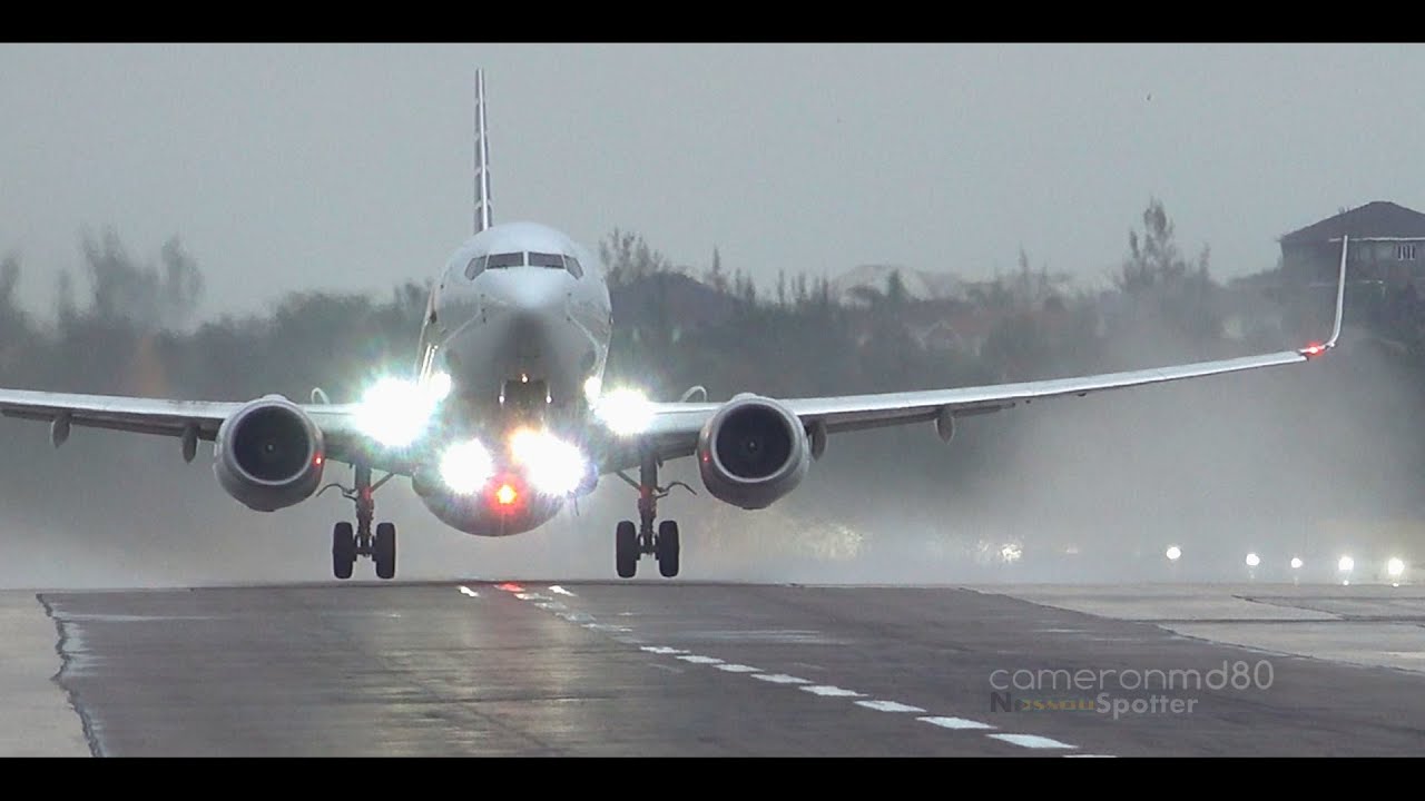 RAINY Plane Spotting | British Airways 777 Returns |  Bahamas | May 31/2021