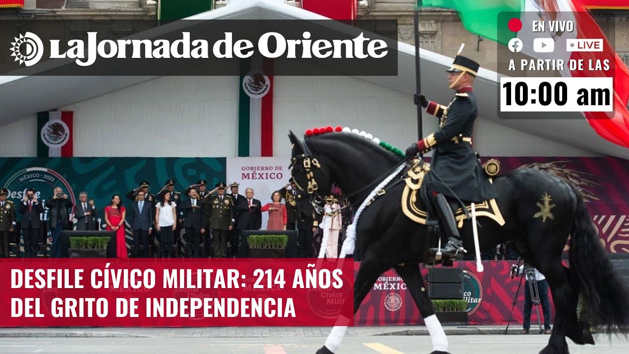 🔴📹#En vivo | Desfile cívico militar: 214 años del Grito de Independencia
