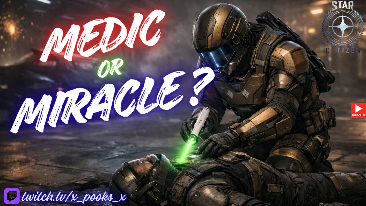 Медик из Star Citizen, спасение в критический момент 💉 ВЫБЫЛ!
