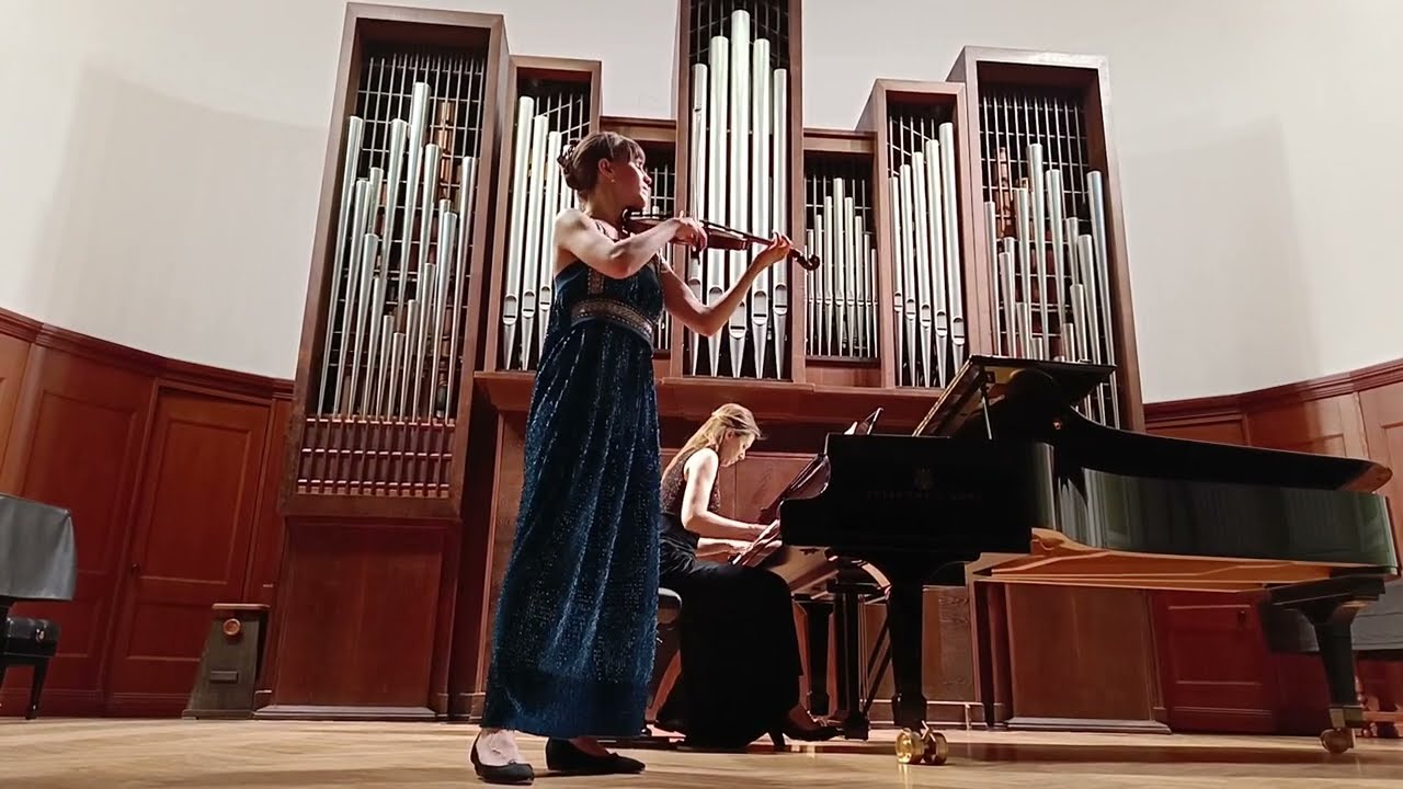 Брамс Венгерский танец#4,исп. В.Тульская&Н.Игумнова/Brahms Hungarian dance#4, V.Tulskaia &N.Igumnova