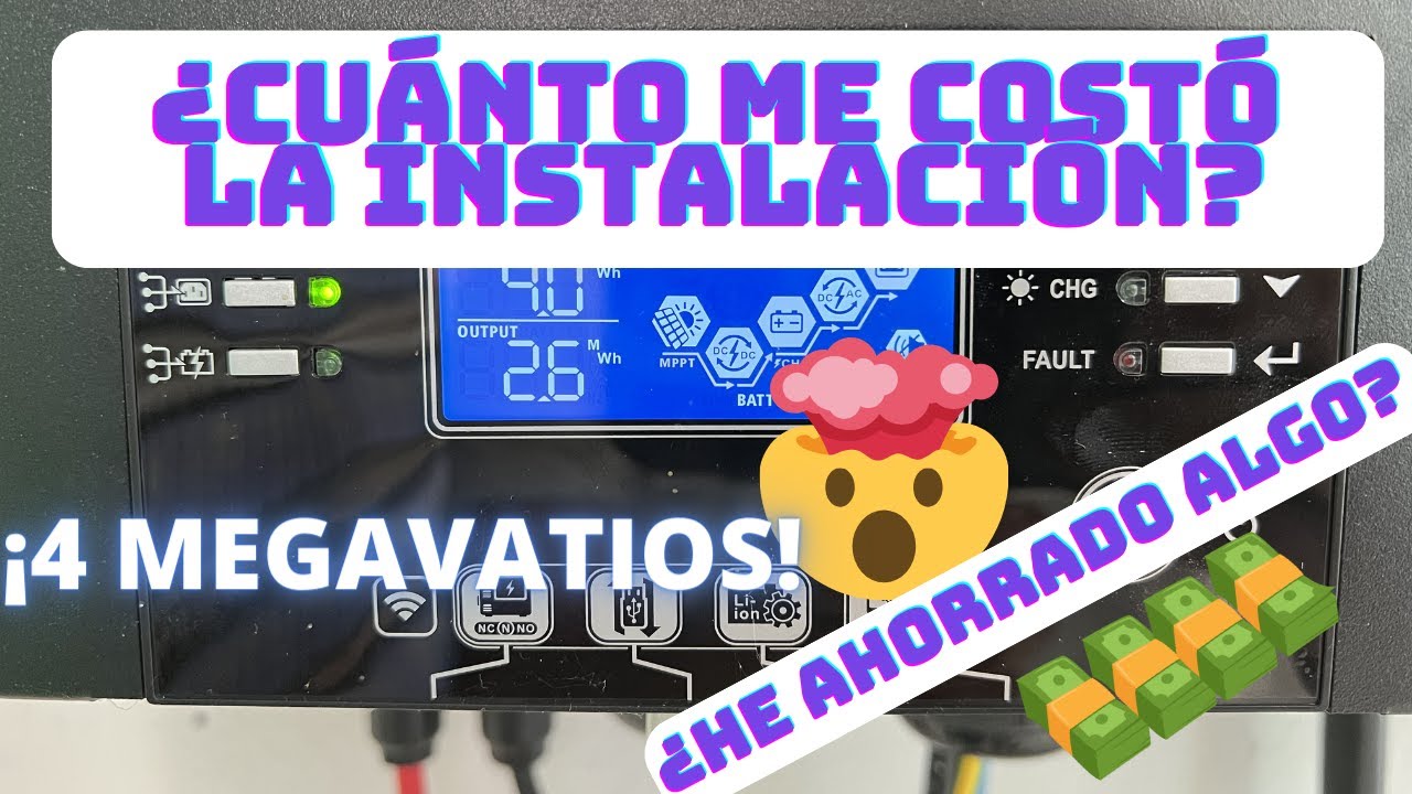 Precio de mi INSTALACIÓN SOLAR - ¿La he amortizado ya?