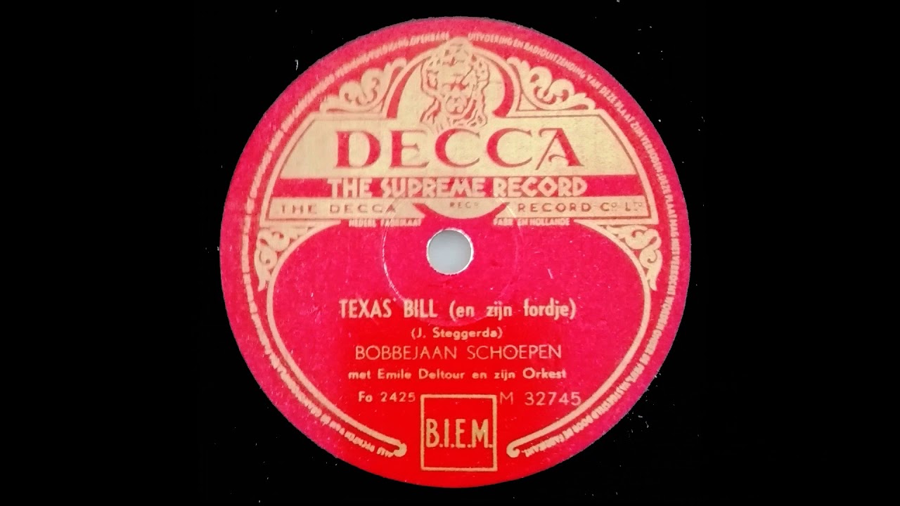 Bobbejaan Schoepen  - Zeg waarom heeft de kok  - Texas Bill