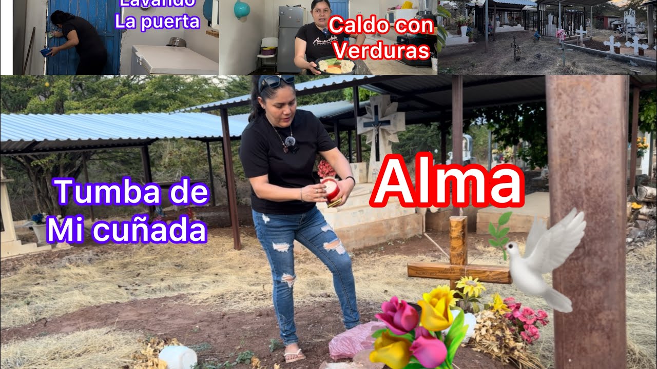//Vamos  a la tumba 🪦 ✝️de mi cuñada alma//#vlog familiar//