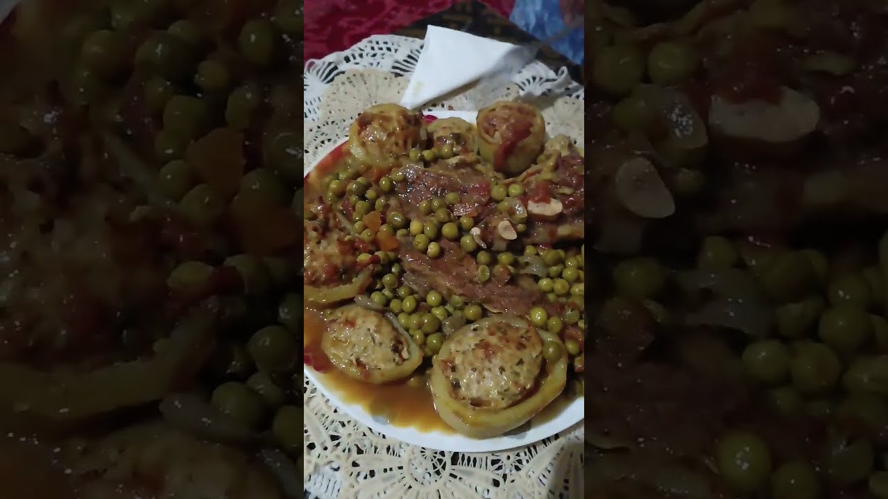 التقليدي :جلبان بالقرنون طايب على النار من عند الحاجة أم نور  الله على ذيك البنة 