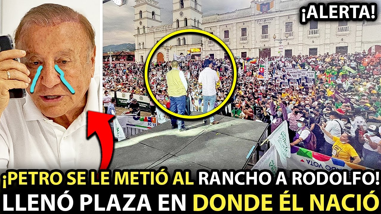 INCRE&Iacute;BLE! PETRO DIO CACH3T4DA A RODOLFO H. LLEN&Oacute; PLAZA EN PIEDECUESTA, DONDE NACI&Oacute; SU CONTRINCANTE