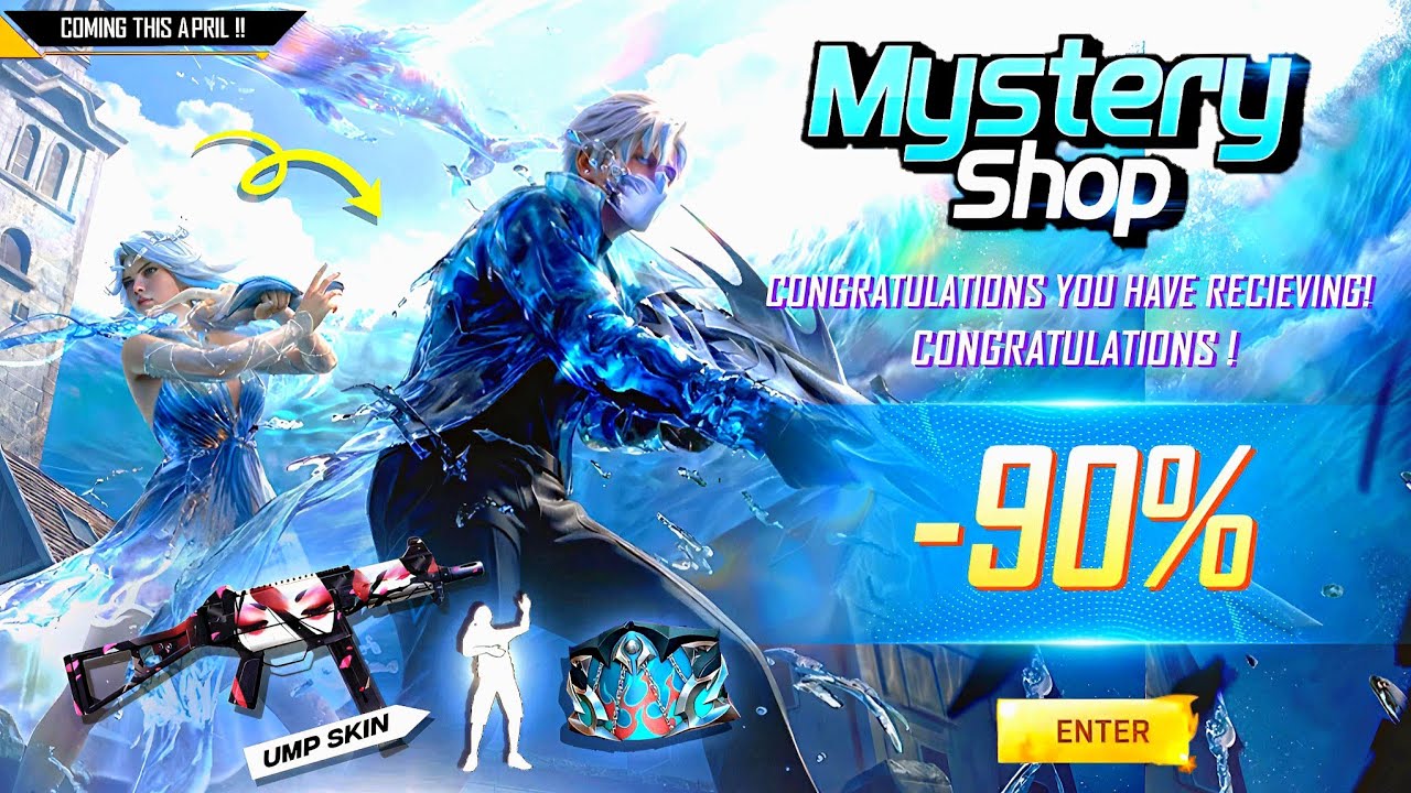 Next Mystery Shop Event Free Fire 🤯🥳| Art Of War Ump Return | free fire new event | ff new event