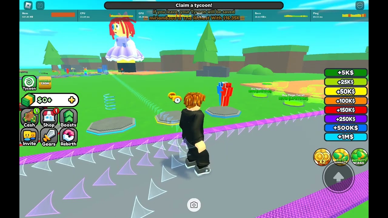 My Tycoon P1 #roblox #robloxshorts #roblox videos