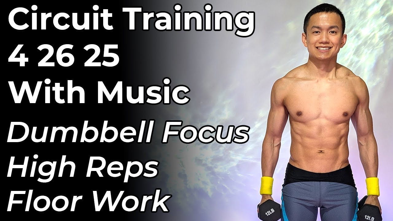 Follow Along Workout (Intermediate) - Circuit Training (Read Description) (With Music)