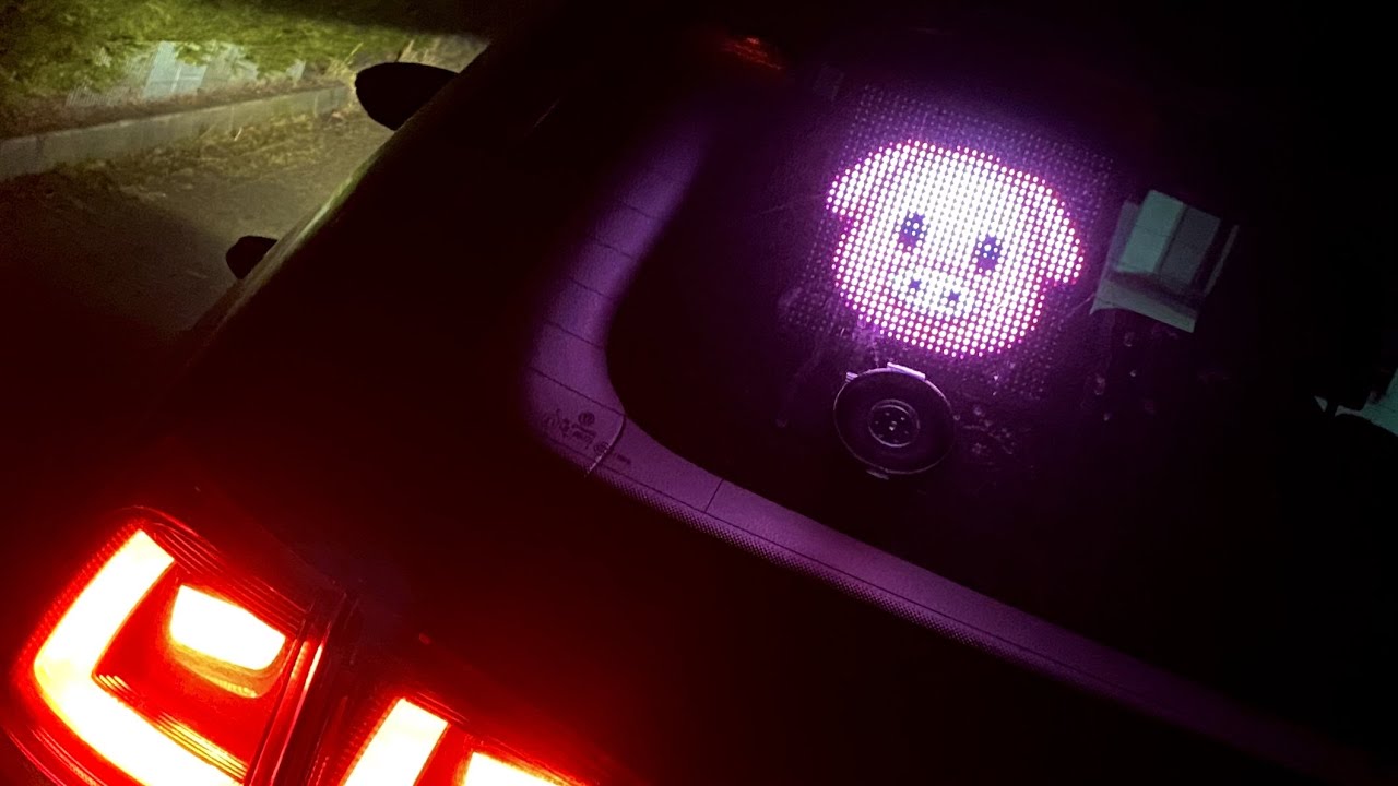 Mojipic emoji car display test and review