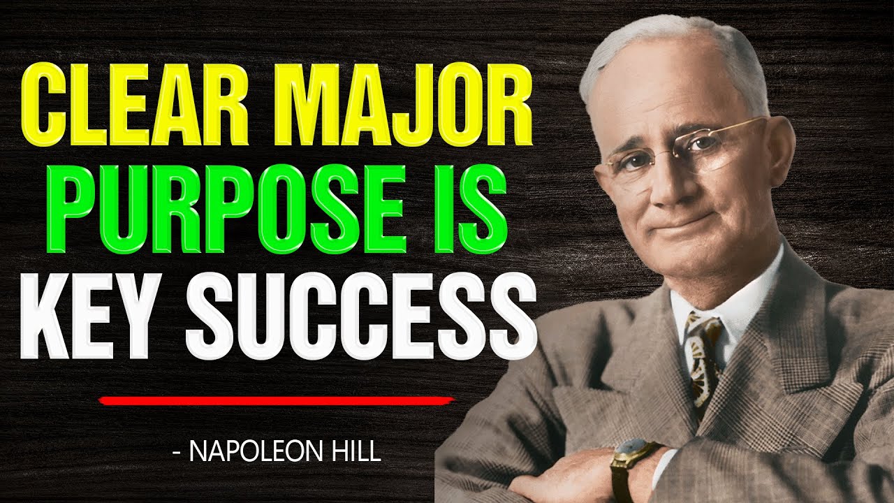 Definite Chief Aim Is Essential Ingredient of Success | Napoleon Hill