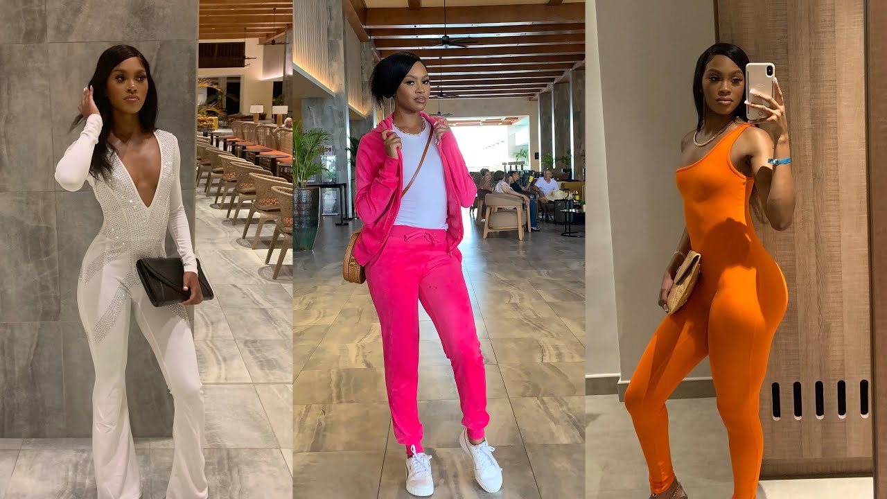 2022 fashion nova vacation try on haul | sydtabre brown