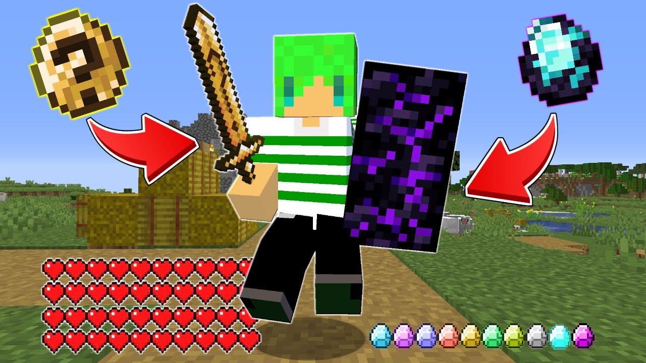 【マインクラフト】改造されたダイヤで『最強のアイテム』が作れる世界でサバイバルしたらチート級すぎた...