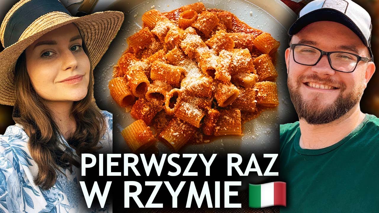Nasz pierwszy raz w Rzymie! RZYM: RESTAURACJE i LOKALNE JEDZENIE (pizza i makarony) | GASTRO VLOG