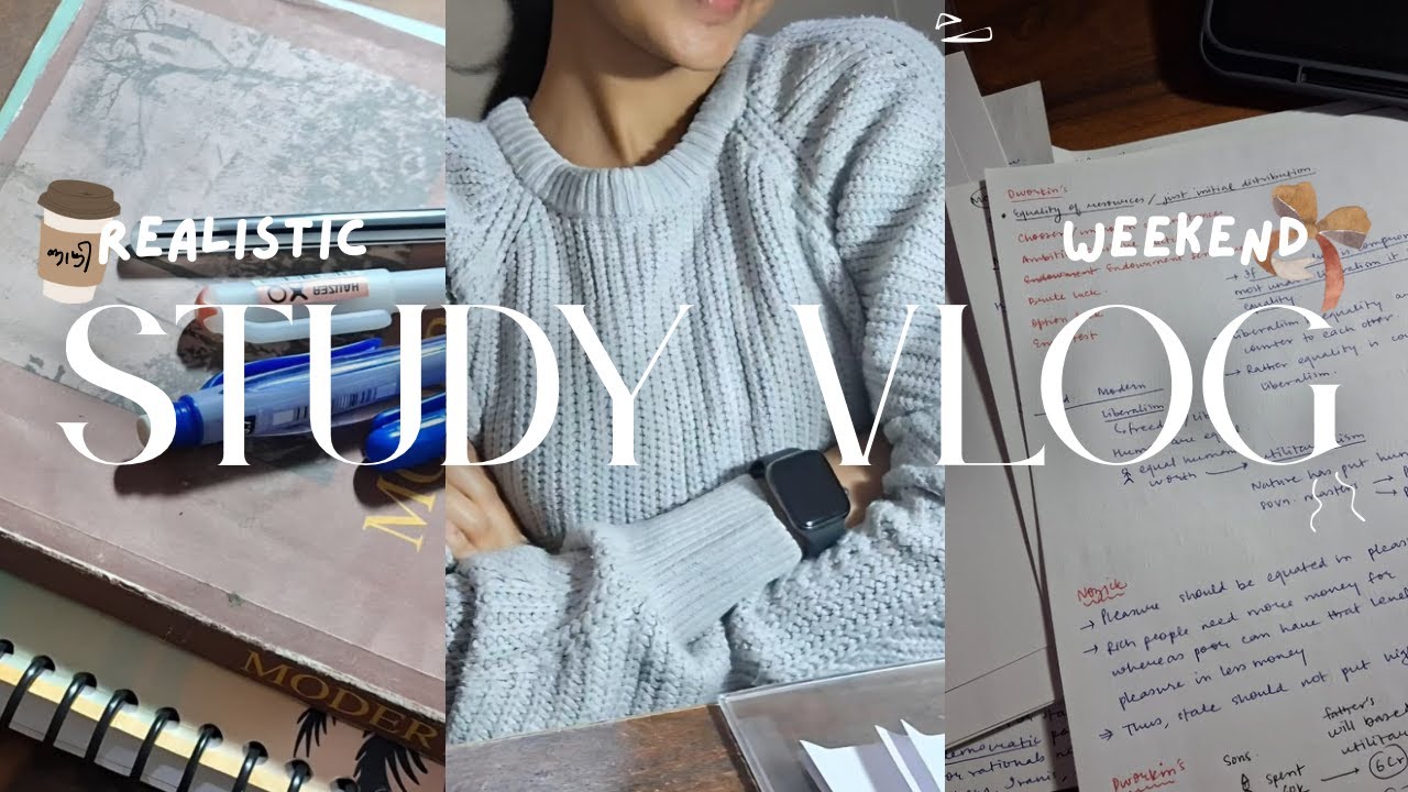 pressure, tea and study : study vlog ☕️⭐️ | weekend study routine, productive days, postgrad journey