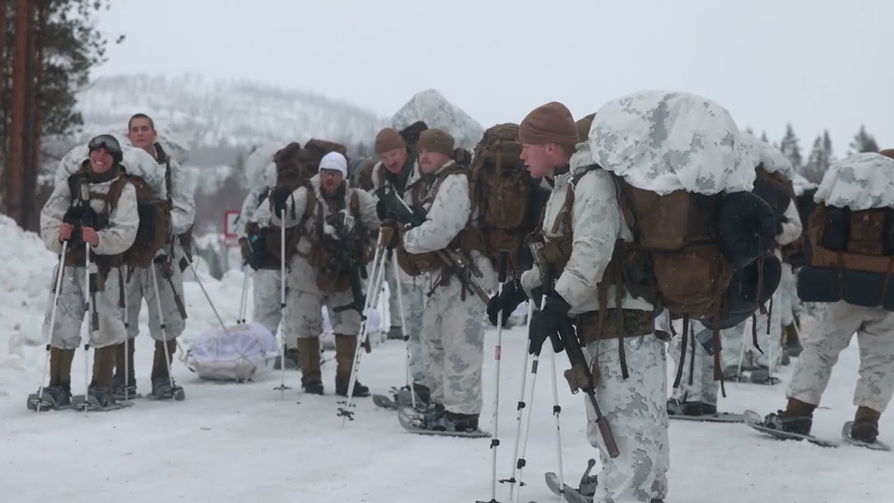 ARCTIC WARFARE with U.S. Marines in Setermoen, Norway