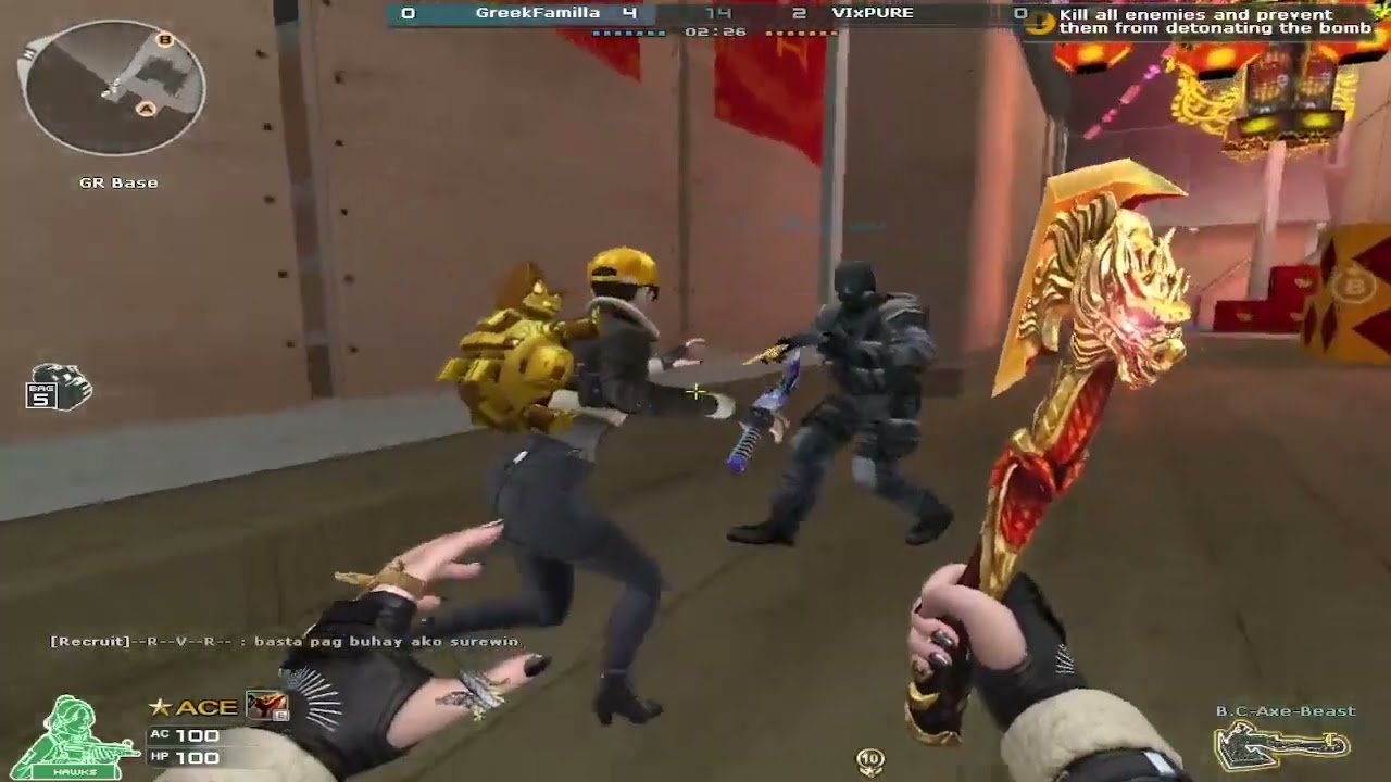 CFPH- CLAN WAR GreekFamilla vs VIxPURE