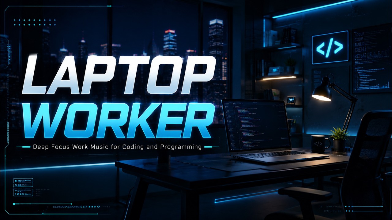 Dark Hacker Music - Deep Focus - Programming & Coding Beats, Futuristic Background Hacker Vibes