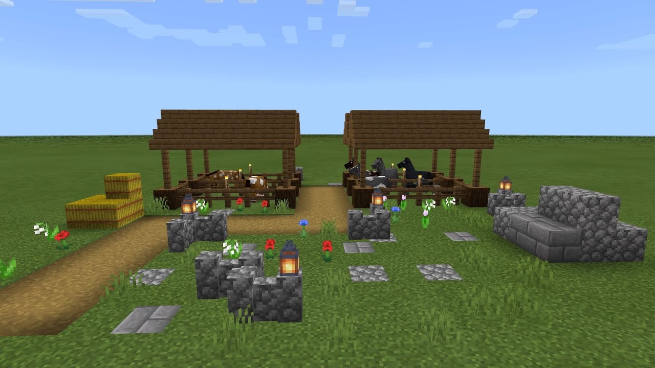 Minecraft een paardenstal maken