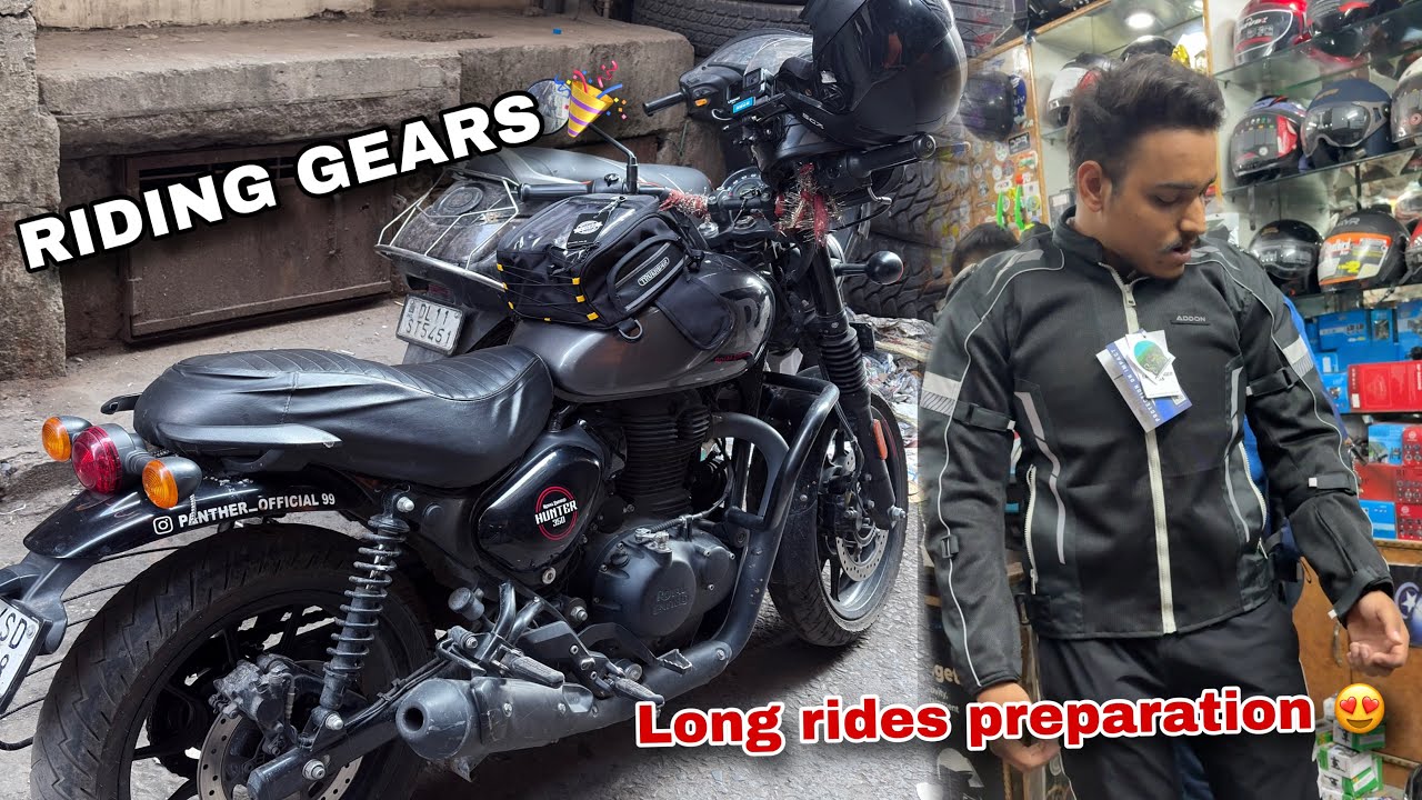 Shopping Starts For Long Ride On Our Hunter 350 | New Hunter 2025 | Riding GEARS | Samir Malhotra