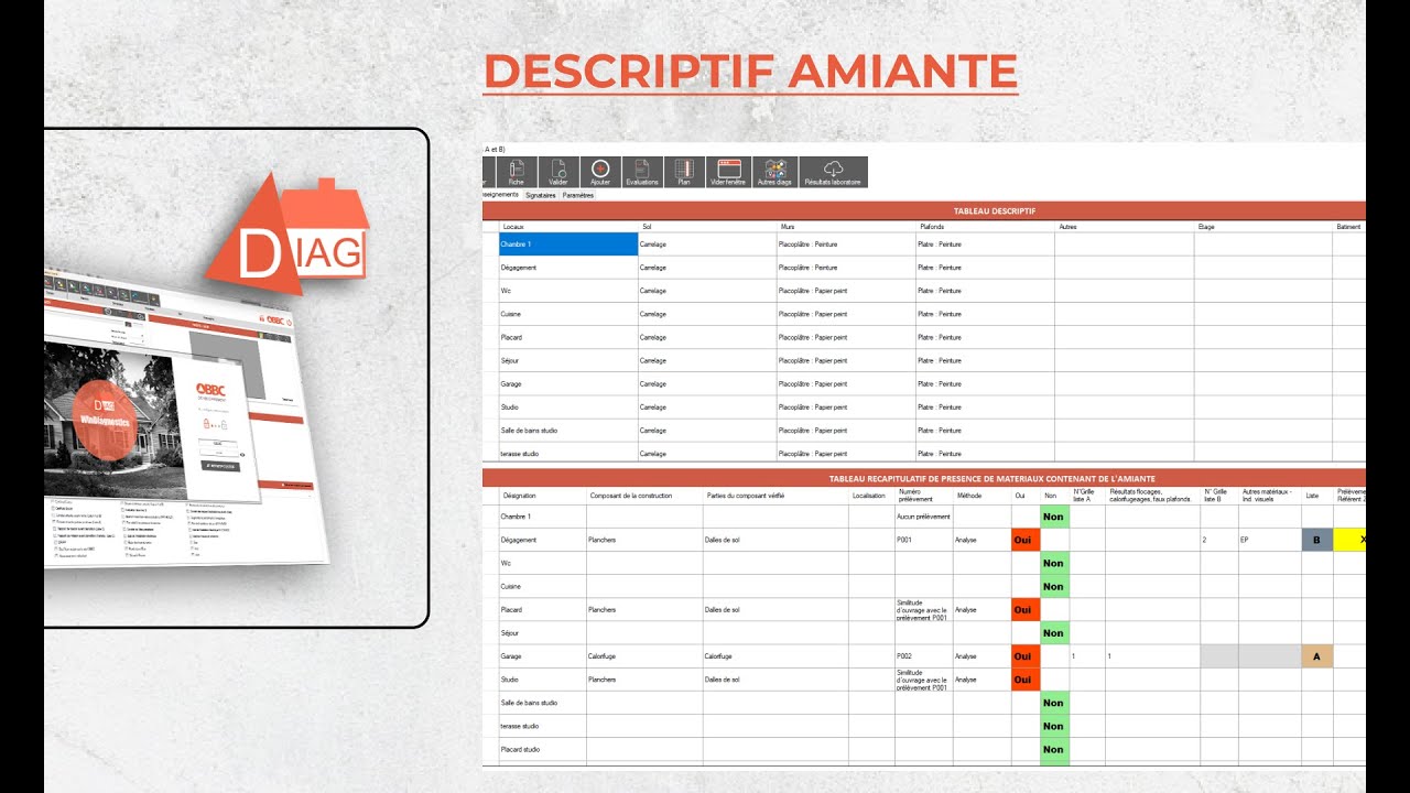 [OBBC - WinDiagnostics] Descriptif amiante avant vente