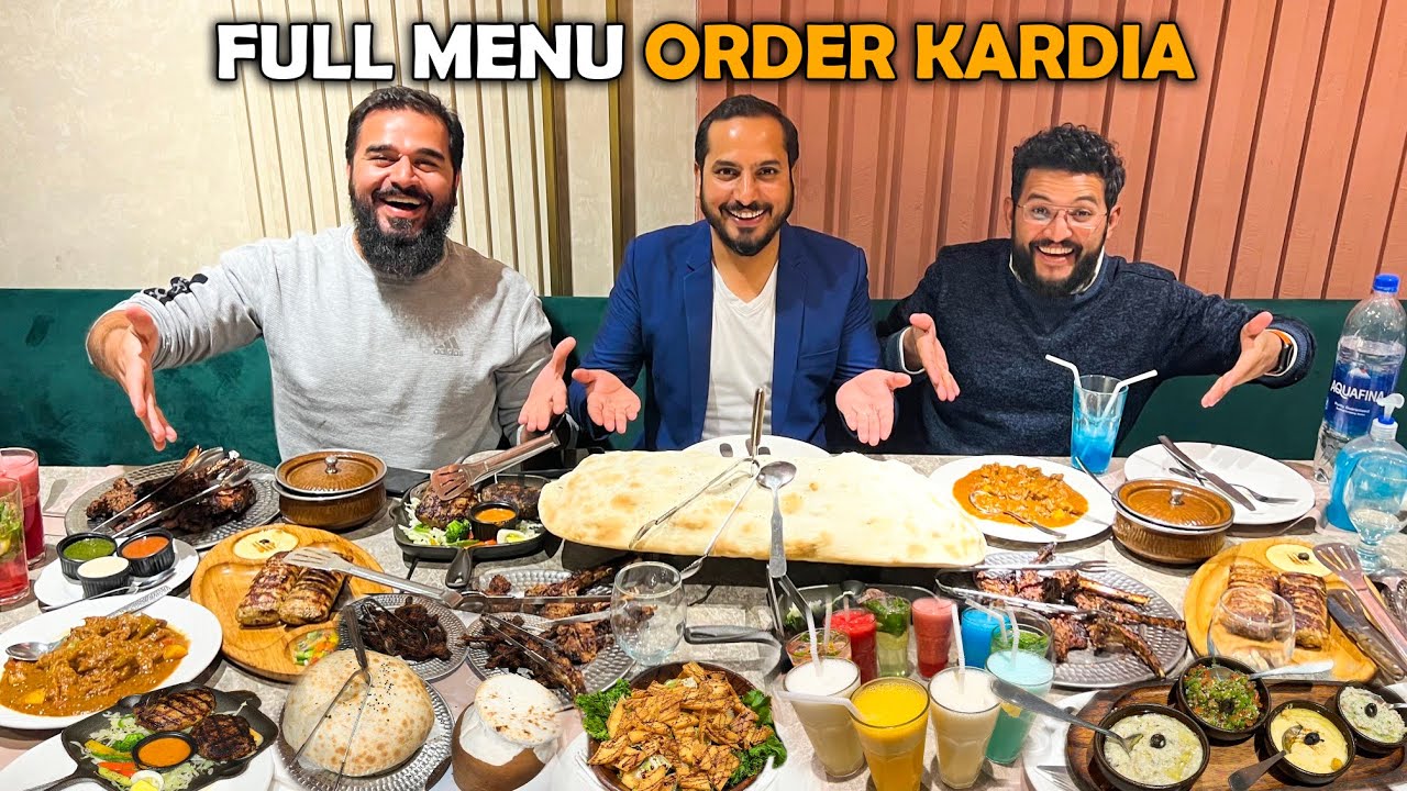 Saudi bhai ne full menu order kardia dawat me 😳🍱🥘 bara surprise bhi suna dia