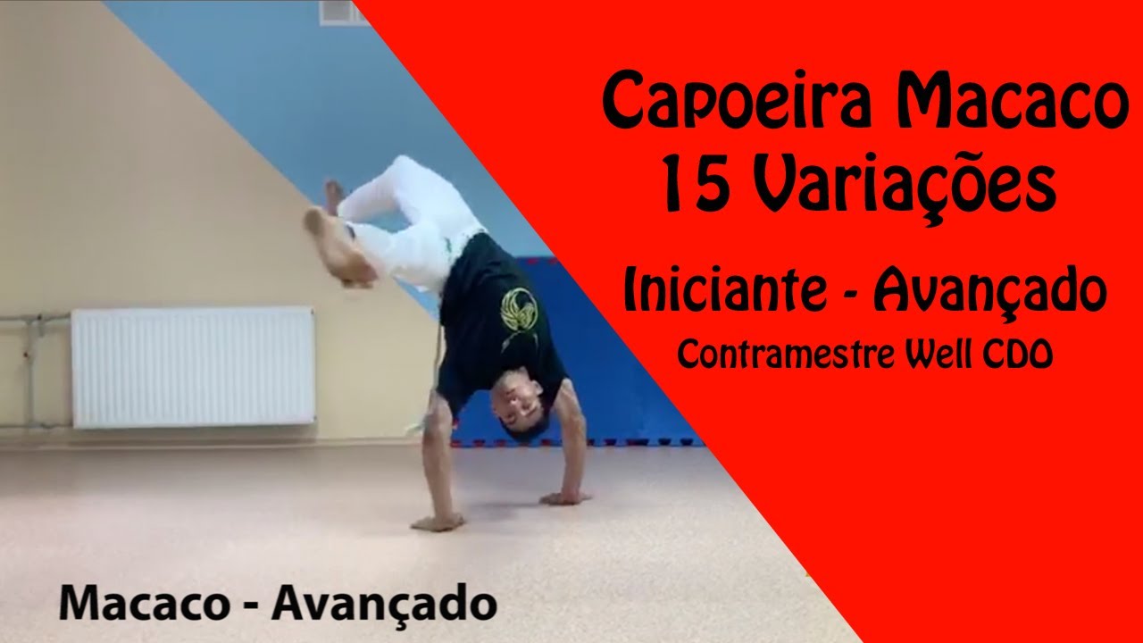 Capoeira Macaco Tutorial 15 Variações Iniciante até Avançado