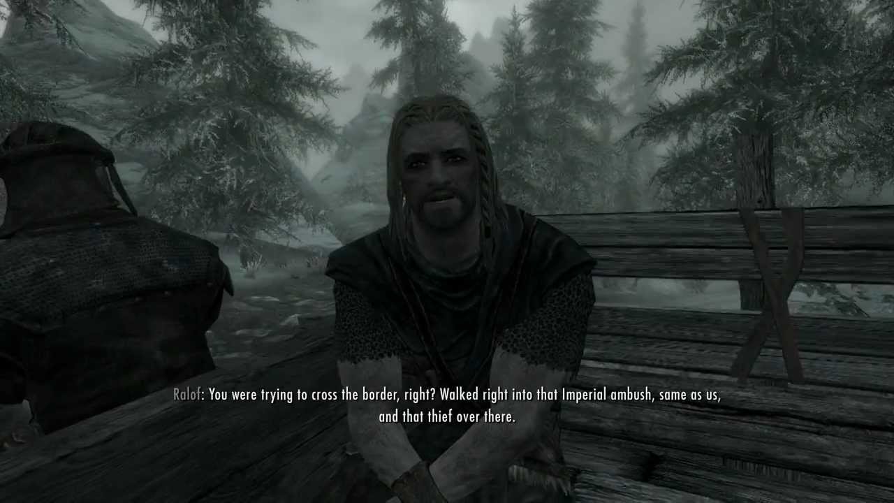 Japanese Skyrim Intro Scene